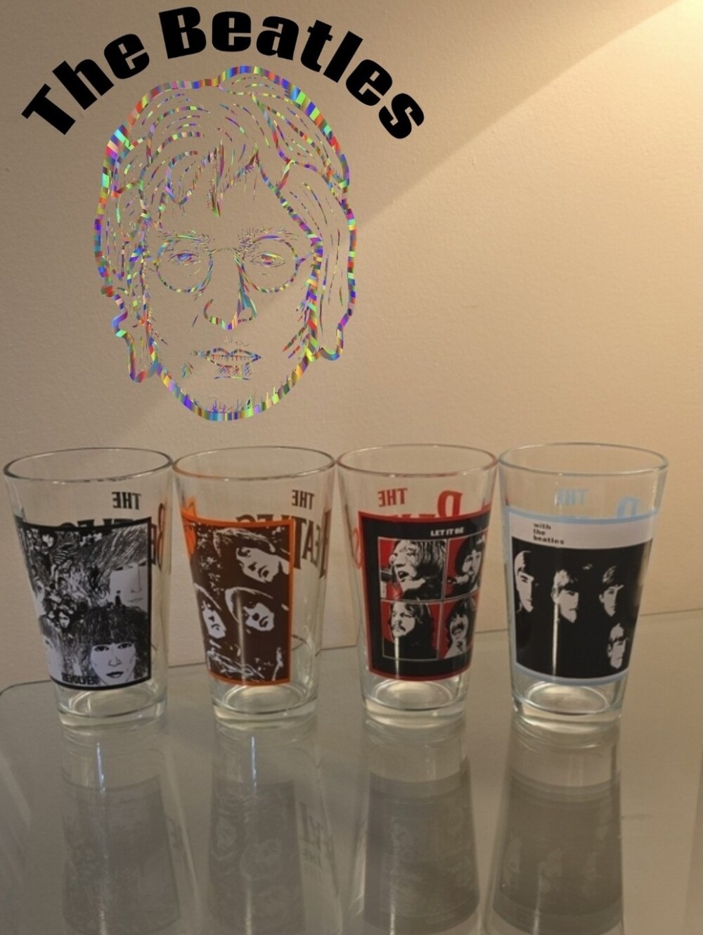 The Beatles Collector Pint Glass Set - Multicolor